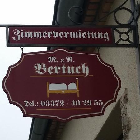 Zimmervermietung M&R Bertuch Jüterbog Exterior foto
